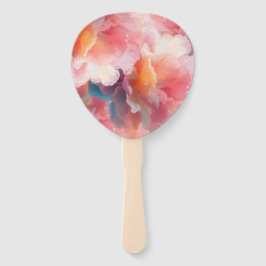 Leque Floral Paper Plate