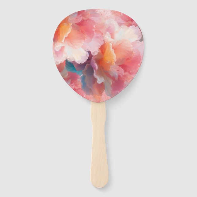 Leque Floral Paper Plate (Frente)