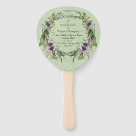 Leque Flores de primavera ecológicas selvagens