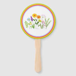Leque Flores Silvestres de Primavera e Verão
