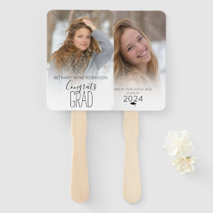 Leque Formatura Personalizada Moderna com 2 Fotos
