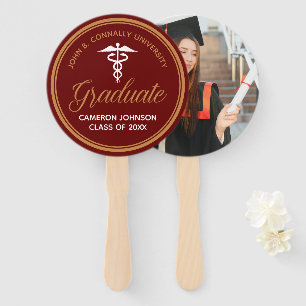 Leque Foto de Graduação da Faculdade de Medicina Dourada