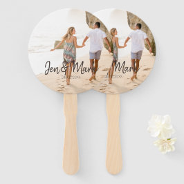 Leque Foto roubada. Tipografia de nome e ano.