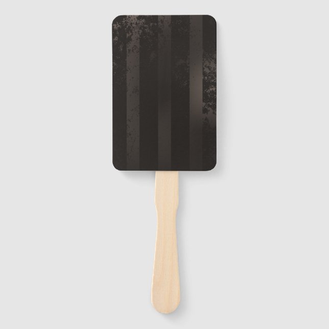 Leque Fundo castanho listrado a vapor (Frente)