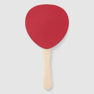 Leque Fundo Vermelho Escuro