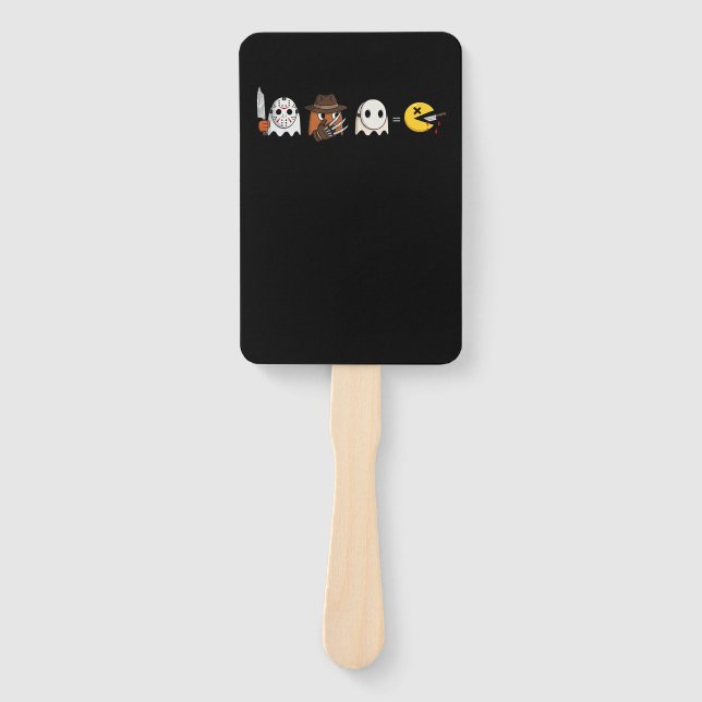 Leque Funny ghost parody of Halloween gamers (Frente)