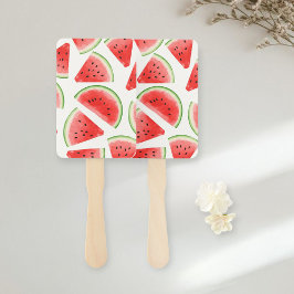 Leque Funny Watermelon Fans - Fresh Fruit Summer Fans 