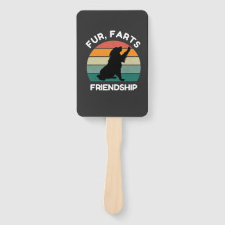 Leque Fur, Farts, Friendship - Funny Dog Lover Retro