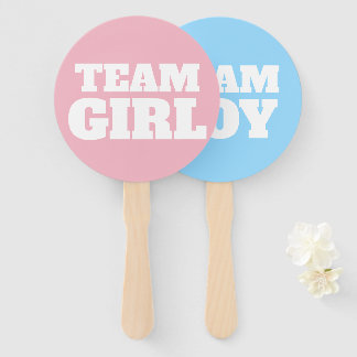 Leque Garota de Equipe/Menino Sinal de Fãs de Festa