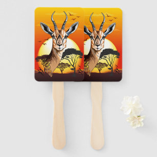 Leque Gazelle African Antelope Wild Animal