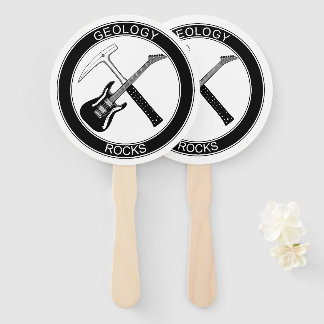 Leque Geologia Rocks Conjunto de Ventiladores de Mão