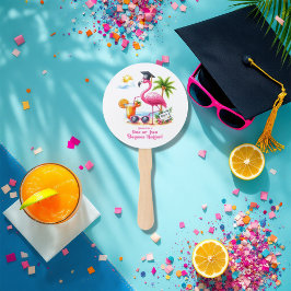 Leque Graduação "1 ou 2 graus mais quente" rosa-quente