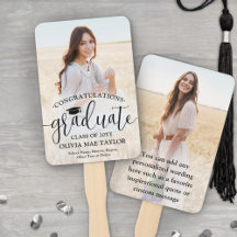 Graduação de Foto de Congratulações do Modern Scri