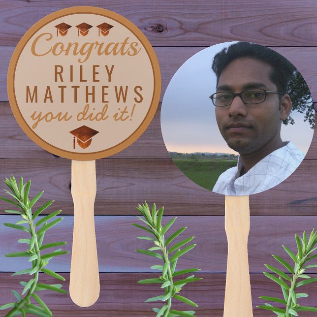 Leque Graduação de Graduação Legal Parabéns Foto Montada (Criador carregado)