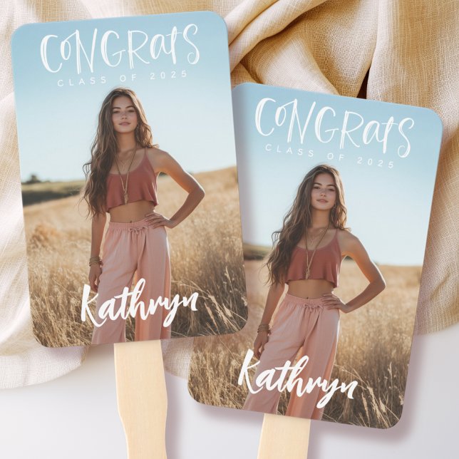 Leque Graduação Personalizada de Graduação do Formando d (Criador carregado)