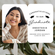 Graduação Personalizada em Preto Branco com Foto 2