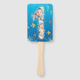 Leque Grande primeiro aniversario Sob A Colagem De Fotos