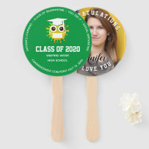 "Green School Colors", graduação personalizada em