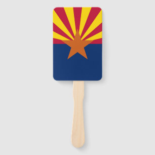 Leque Grupo de fã da mão com a bandeira da arizona, EU