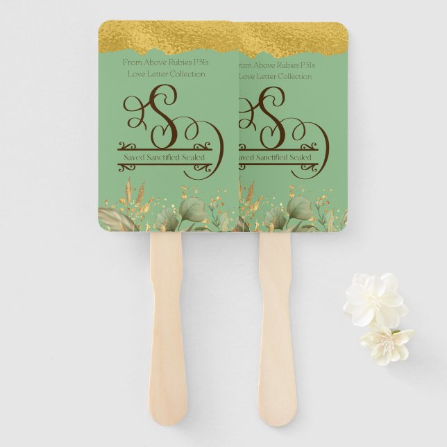 Leque Guardada (Coleção de Letras de Amor) (Frente e Verso)