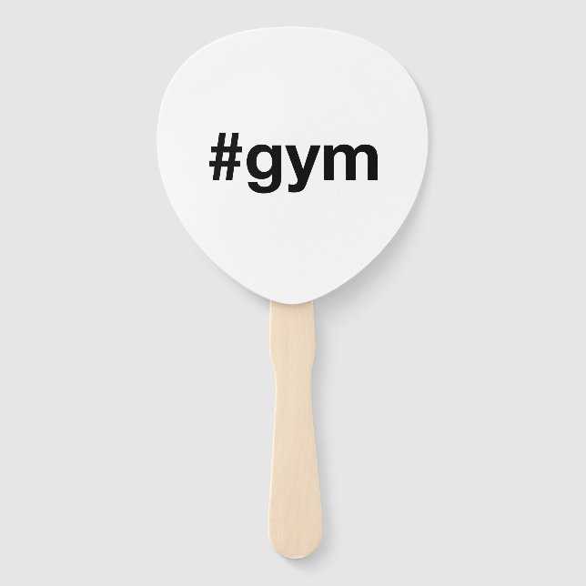 Leque GYM Hashtag (Frente)