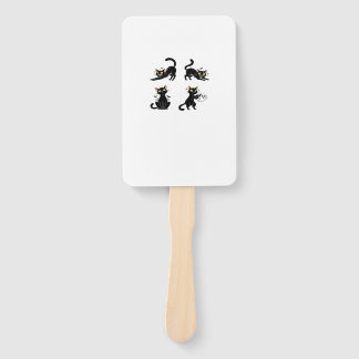 Leque Halloween Cat  Spooky and Stylish Feline-Inspired 