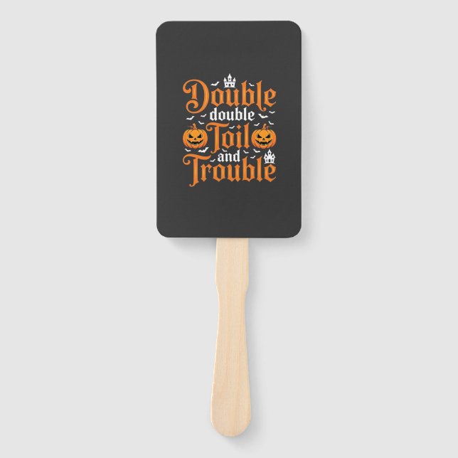 Leque Halloween Double Double Toil and Trouble_1 (Frente)