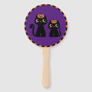 Leque Halloween/outono/Outono/Abóbora/gato