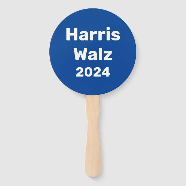 Leque Harris / Walz 2024 Campanha Presidencial (Frente)