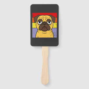 Leque Humor Amante de Cão Pug Bobalhão Sarcástico Cachor