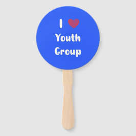Leque I Heart Youth Group Fans
