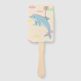 Leque Ilustração das Letras de Entrega de Golfinhos Voad