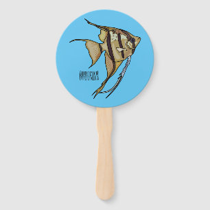 Leque Ilustração de desenho animado de Angelfish