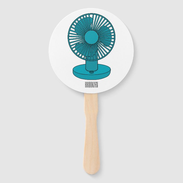 Leque Ilustração do desenho do ventilador (Frente)