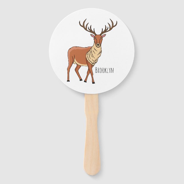 Leque Imagem de desenho de Reindeer (Frente)