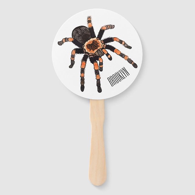 Leque Imagem do desenho de Tarantula (Frente)