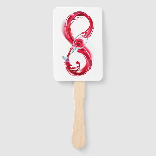 Leque Infinidade com vinho tinto (Frente)