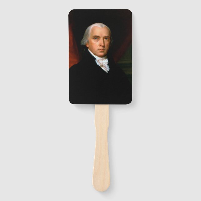 Leque James Madison 4º Presidente dos Estados Unidos (Frente)