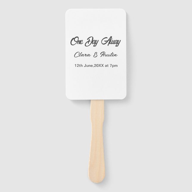 Leque Janto de ensaio Um dia fora da noite antes do nome (Frente)