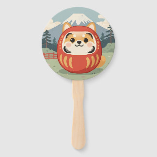Leque Japanese Shiba Inu Lucky Dog Hand Fan