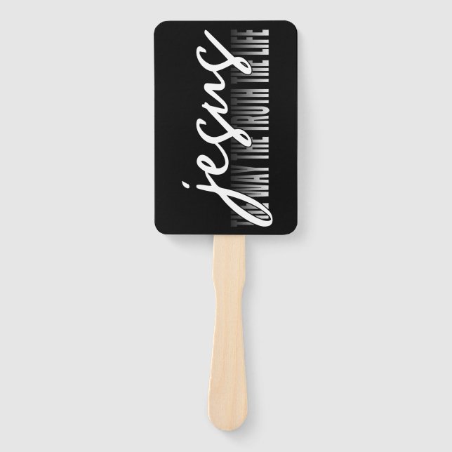 Leque Jesus Como A Verdade A Vida (Frente)