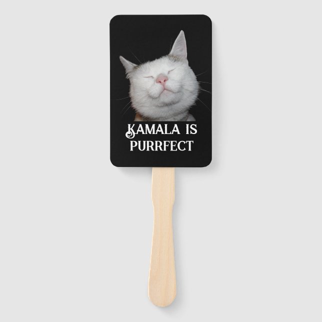 Leque Kamala é Purrfect (Frente)