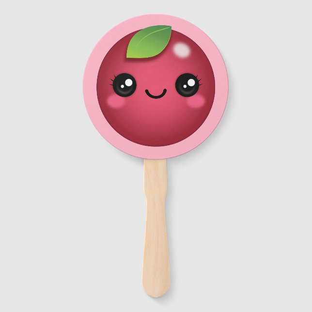 Leque Kawaii Cranberry Hand Fan (Frente)