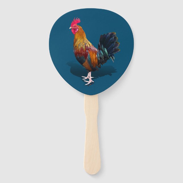 Leque Key West - Rooster Gypsy (Frente)