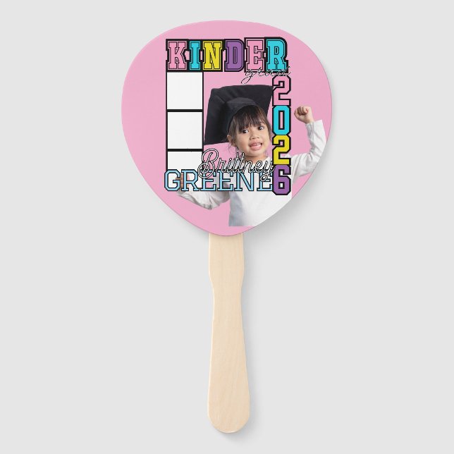 Leque Kinder Grau 2026 Foto Personalizada (Frente)