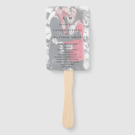 Leque Lauren Monograma Foto Elegante Casamento