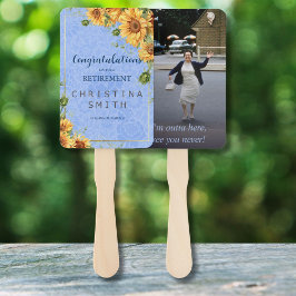 Leque Legal Verão Sunflower Watercolor