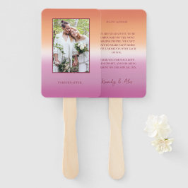 Leque Lesbian Wedding Photo Pride Flag Gradient Program