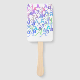 Leque Letter Confetti "A"