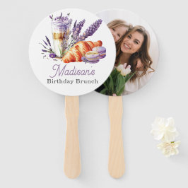 Leque Linda foto personalizada com o tema Brunch